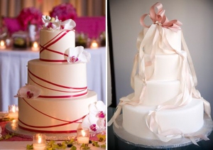 ribbons cake